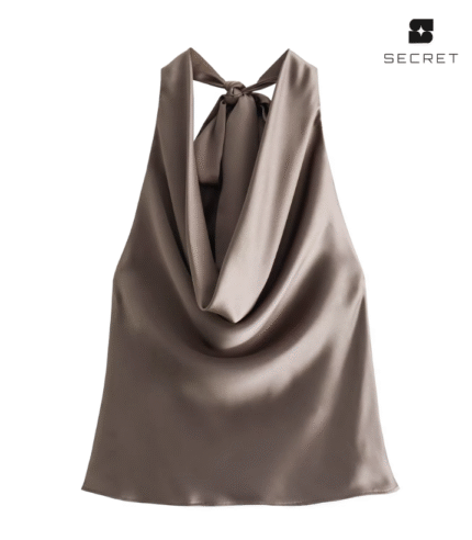 Back Hollow Out Crop Tank Top