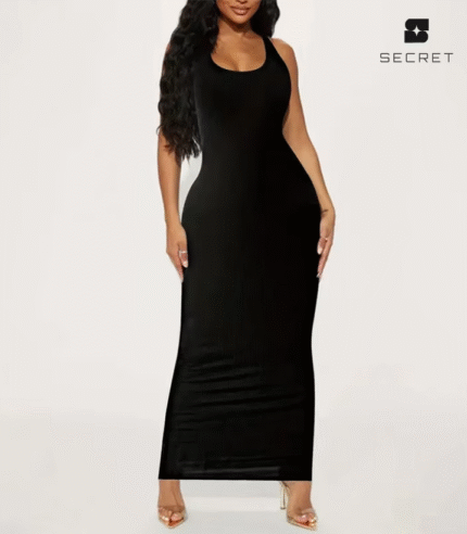 Crew Neck Bodycon Knitted Dress