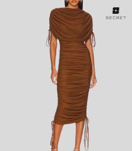 Sleeveless Pleated Long Dress